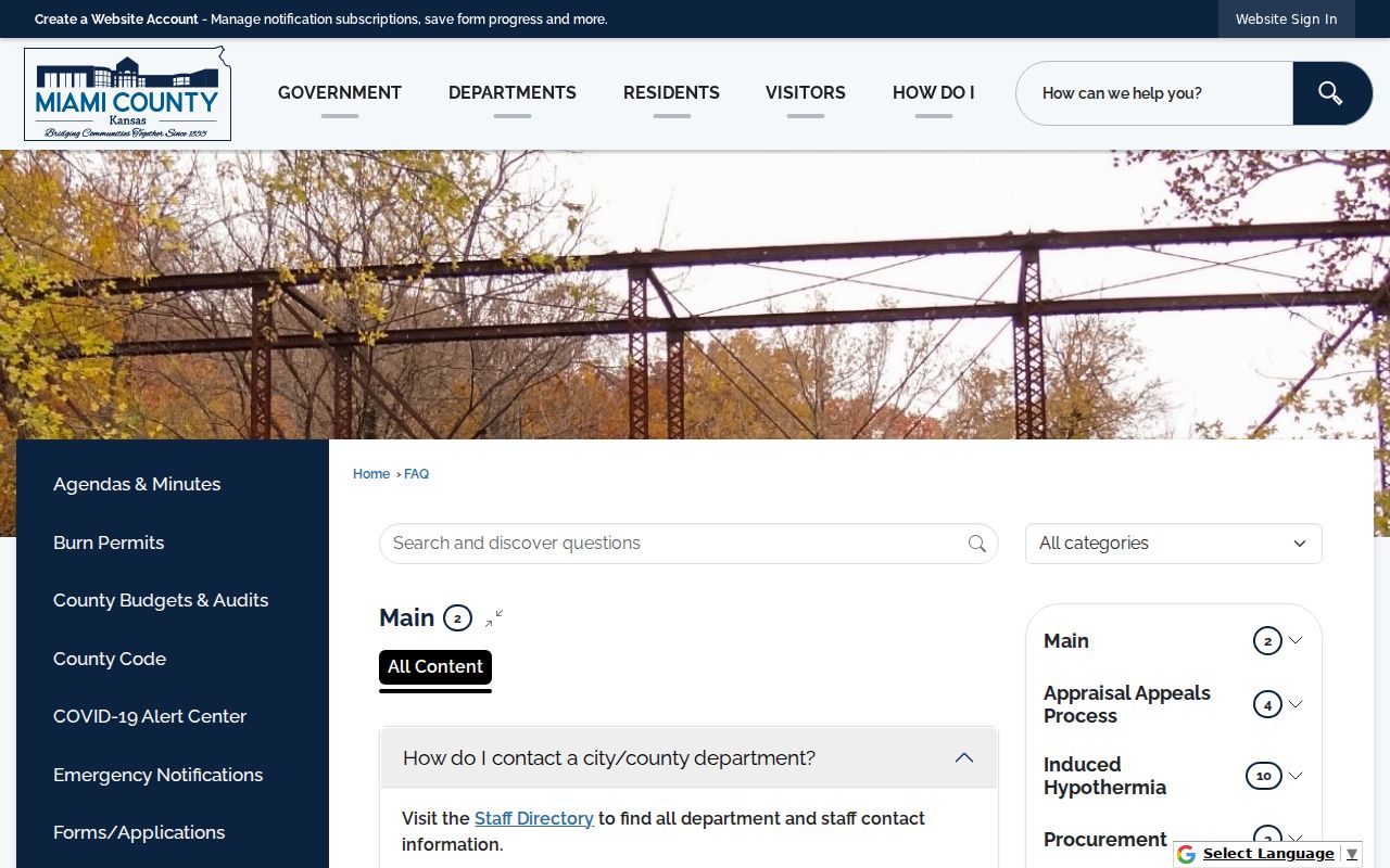 Miami County records and foreclosure FAQ