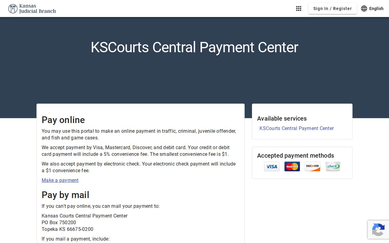 Miami County traffic court Central Payment Center